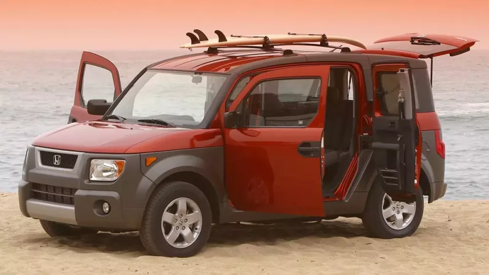 Honda Element là mẫu xe có thiết kế độc đáo nhưng cũng gây bối rối cho khách hàng Honda Element là mẫu xe có thiết kế độc đáo nhưng cũng gây bối rối cho khách hàng