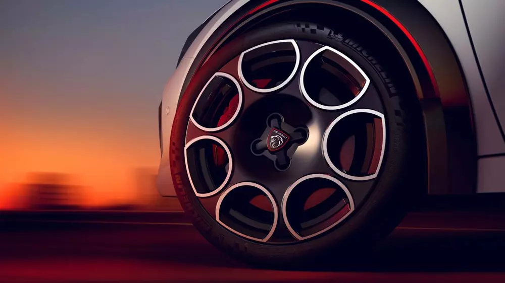 Bộ mâm 18 inch của Peugeot e-208 GTi Bộ mâm 18 inch của Peugeot e-208 GTi