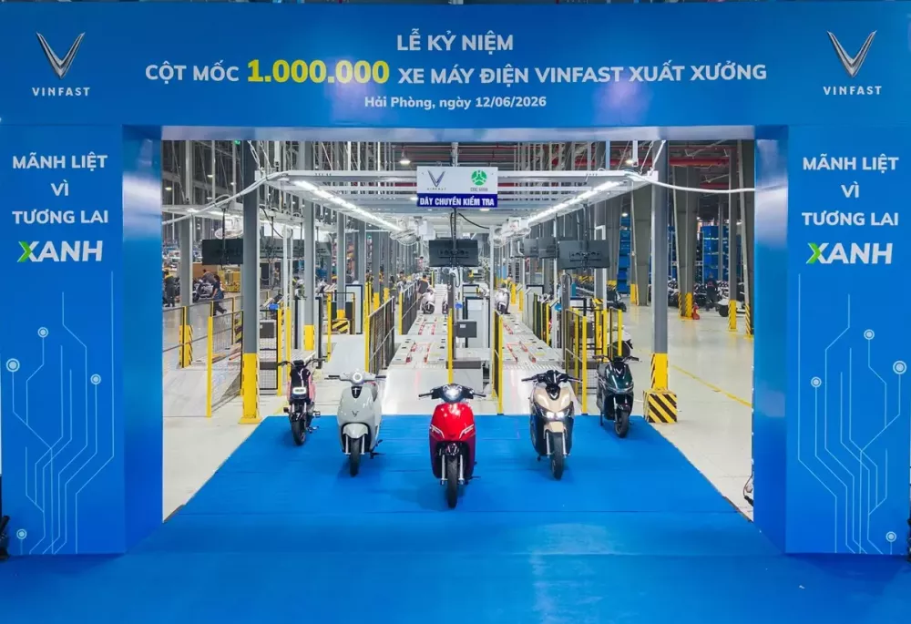 VinFast xuất xưởng chiếc xe máy điện thứ 1 triệu sau 8 năm