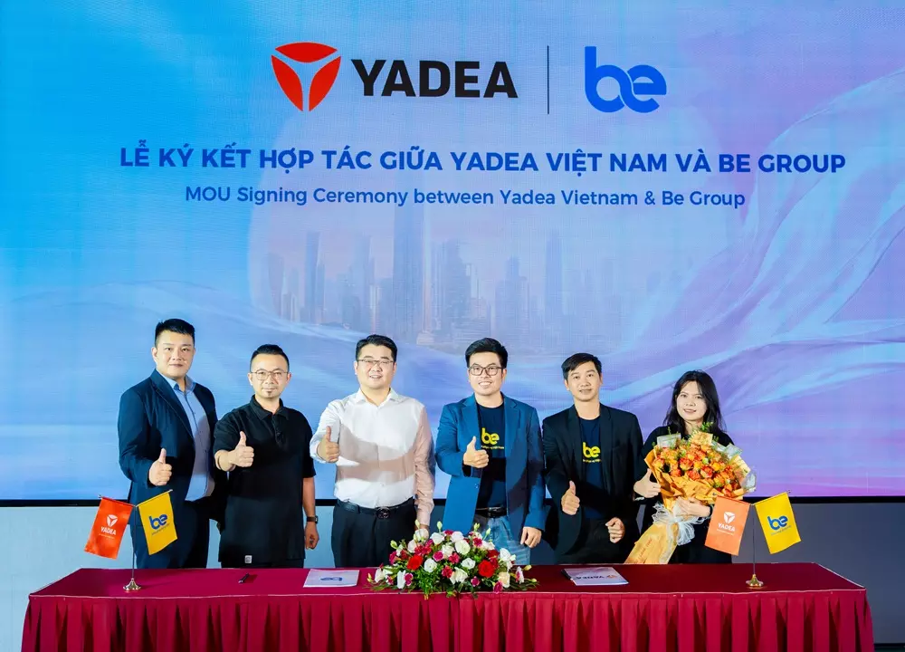 yadae-c313 Yadea hợp tác với Be Group