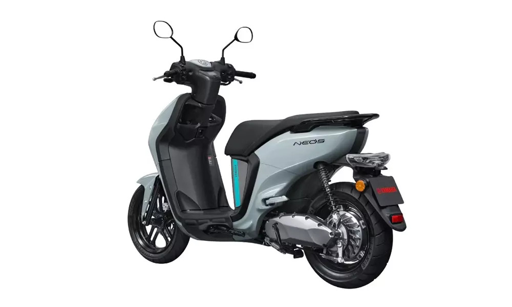 Mô-tơ điện của Yamaha Neos 2026 được tích hợp vào bánh sau Mô-tơ điện của Yamaha Neos 2026 được tích hợp vào bánh sau