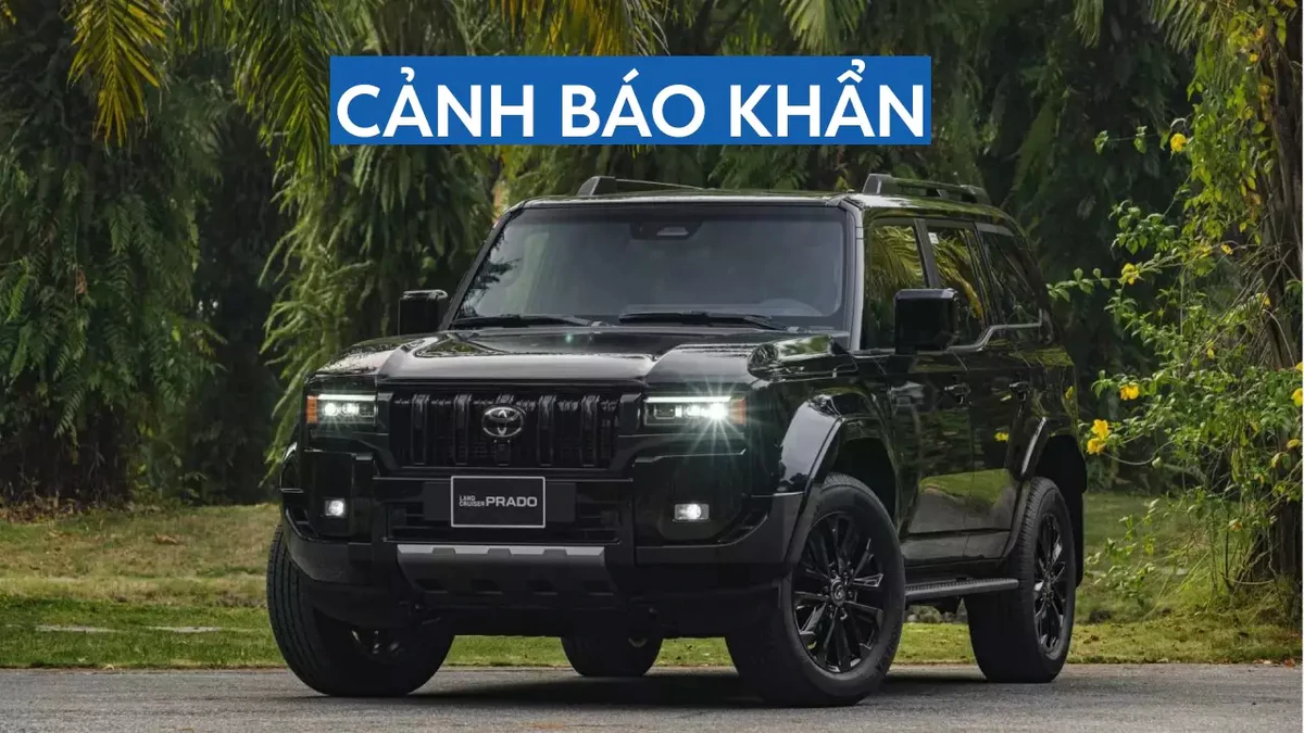 Toyota triệu hồi hơn 500 xe Land Cruiser Prado tại Việt Nam do lỗi phần mềm bảng đồng hồ