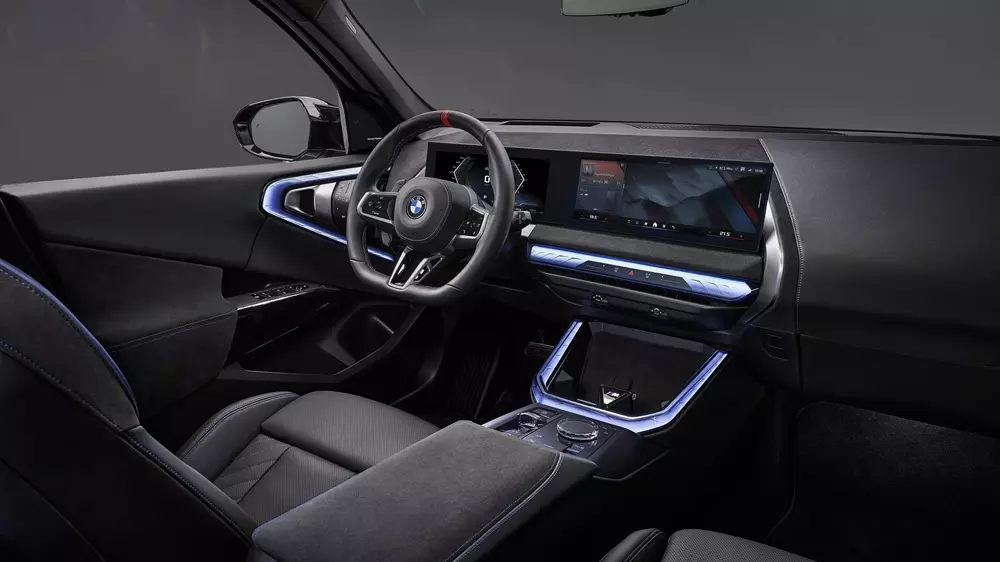 Nội thất màu tối của BMW X3 M50 xDrive 2027