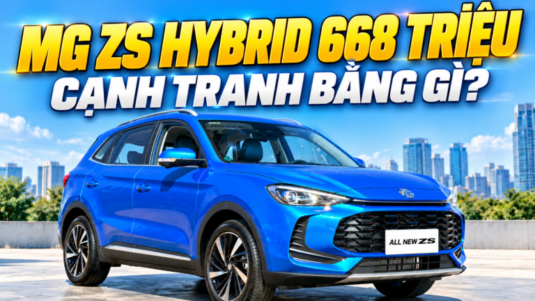 Soi nhanh MG ZS Hybrid giá 668 triệu: Cạnh tranh thế nào trong phân khúc quá chật chội?