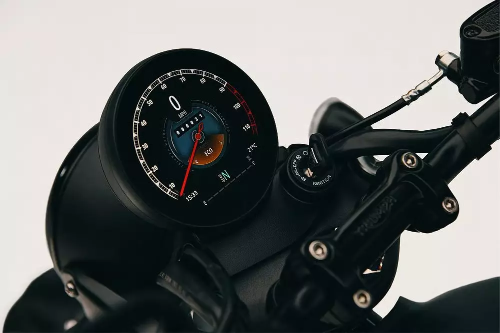 Triumph Bonneville T40 và T40 Black 2027 dùng cụm đồng hồ tròn