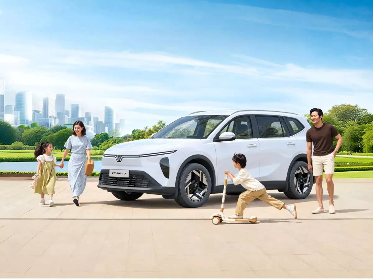 VinFast VF MPV 7 linh hoạt chở người, chở đồ cho gia đình đông thành viên
