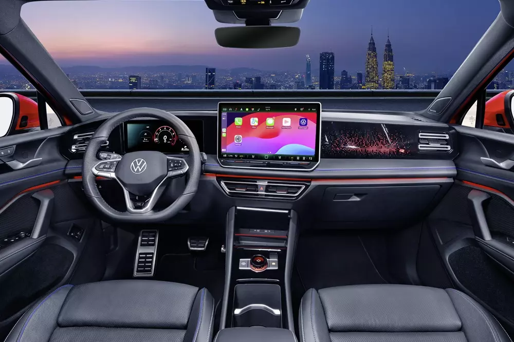 Khoang lái của Volkswagen Tiguan 2027